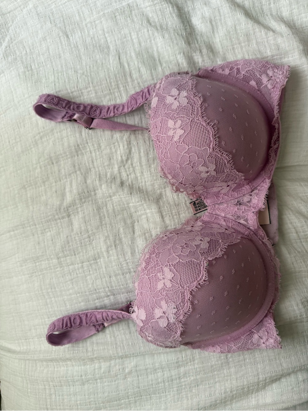 Victoria's Secret Lilac Lace Push-Up Bra
